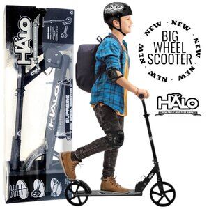 New Halo Rise Above Scooter Supreme Big Wheel Scooter Makes a great Christmas Gi